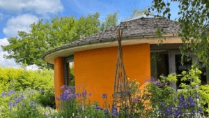 Ecology Building Society eco-offices with straw-bale construction meeting room