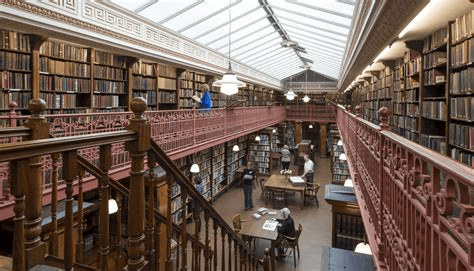 View across Reading Room at The Leeds Library